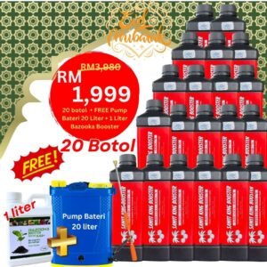 SET 20 BOTOL FREE BAZOOKA BOOSTER + WATER PUMP