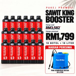 SET 18 BOTOL FREE PUMP BATERI 20 LITER